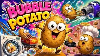 Thumbnail: BUBBLE POTATO 🥔🫧 | Goofy Cartoon Song & Weird Animation