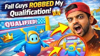 Thumbnail: Fall Guys ROBBED My Qualification! 😱