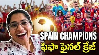 Thumbnail: Barcelona లో Fifa Football Final Match Day Craze చూసారా? || Spain Telugu Vlogs
