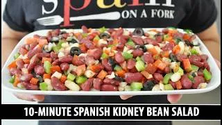 Thumbnail: Spanish Kidney Bean Salad | HEALTHY & Delicious 10 Minute Recipe