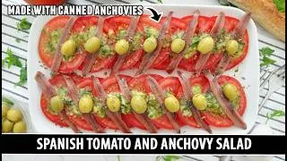 Thumbnail: Got Canned Anchovies? Make this Spanish Tomato and Anchovy Salad