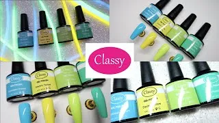 Thumbnail: CLASSY NAILS ELECTRIC SUMMER COLLECTION | Spangley Nails