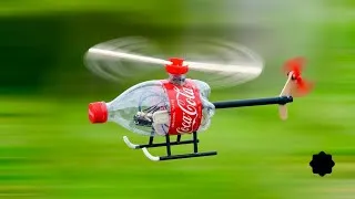 Thumbnail: DIY FLYING HELICOPTER FROM PLASTICS BOTTLES  | Step by Step 100% Flying 