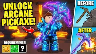 Thumbnail: How to UNLOCK the ARCANE PICKAXE in The Forge (Roblox)