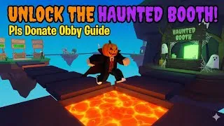 Thumbnail: How to Get the HAUNTED BOOTH! 👻 (Pls Donate Walkthrough) 