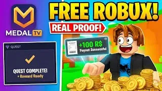Thumbnail: How to Get FREE Robux on Medal TV (Real Proof + Guide)