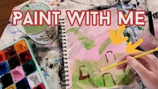 Thumbnail: 🍁👻 Cute Spooky Season Gouache Painting | Fall Illustration in Real Time