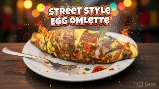 Thumbnail: Street Style Egg Omelette Recipe 😋😋