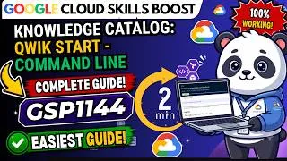 Thumbnail: Knowledge Catalog: Qwik Start - Command Line | #GSP1144 | #qwiklabsarcade2026 #qwiklab Easy Solution