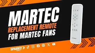 Thumbnail: Martec SPDCTRANSWIFILT | Replacement Remote for Martec Wifi DC Ceiling Fans