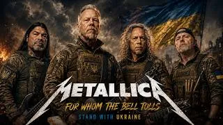 Thumbnail: For Whom the Bell Tolls  - Metallica | Ukrainian War Edit | 4K | [EN/GE/UA Subtitles]