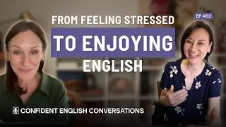 Thumbnail: From Feeling Stressed to Enjoying English | A Real English Conversation with Chih-shian
