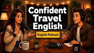 Thumbnail: How to Speak English Confidently While Traveling Abroad| Speak Confidently | English podcast