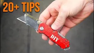 Thumbnail: 20+ Utility Knife TIPS and TRICKS for Beginners