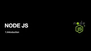 Thumbnail: Introduction NODEJS | Backend Developer #backendwebdevelopment  #fullstackwebdevelopment #nodejs