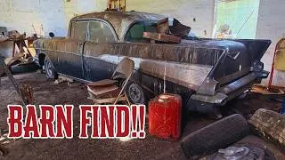 Thumbnail: Parked 40 YEARS! 57 BelAir 