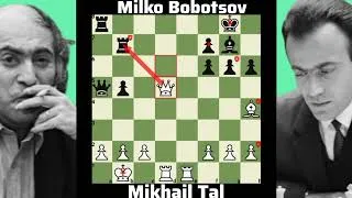 Thumbnail: Legendary Clash Mikhail Tal Vs Milko Bobotsov, Capablanca Memorial 1963 Sicilian Defense Chess Match