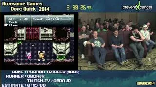Thumbnail: Chrono Trigger :: SPEED RUN in 5:36:17 (100%) [SNES] by Obdajr #AGDQ 2014