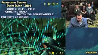 Thumbnail: Half-Life 2 :: SPEED RUN (2:15:05) [PC] by Studio #AGDQ 2014