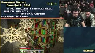 Thumbnail: Minecraft [PC] :: SPEED RUN (0:16:40) By Bismuth #AGDQ 2014