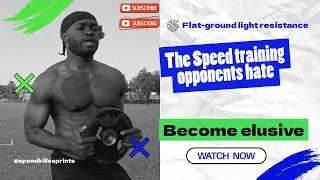 Thumbnail: Become an Elusive athlete with this Flat-ground light resistance Speed and agility drill