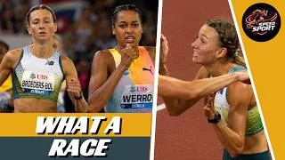 Thumbnail: Werro vs Bol vs Hunter-Bell · Women's 800m Final · Zurich 2026