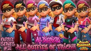 Thumbnail: 🔥 ALL TRICKY OUTFITS in Subway Surfers City! 🤯 | Outfit Series #2 Across All Districts 2026