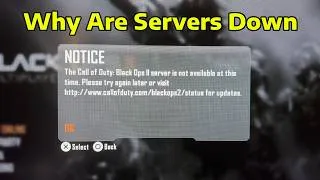 Thumbnail: Why is Black Ops 1 & Black Ops 2 SERVERS DOWN PS5 PS4