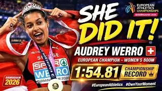 Thumbnail: Audrey Werro SHOCKS Keely Hodgkinson — European Final Ends in Chaos!
