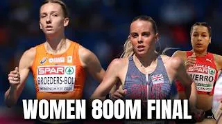 Thumbnail: Woman 800m Final Birmingham 2026 European Athletics Championships!