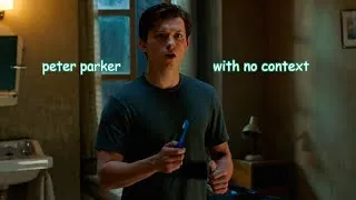 Thumbnail: peter parker with no context