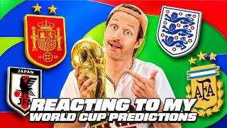 Thumbnail: REACTING TO MY WORLD CUP 2026 PREDICTIONS!