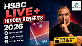 Thumbnail: HSBC Live+ Credit Card Benefits 2026 in New Avatar | Lesser Known Benefits Decoded