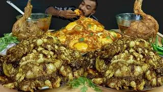 Thumbnail: Eating Show Mutton Fat Curry Rice , Chicken Leg Piece Curry, Egg Omlet Curry, Mukbang Asmr Video