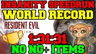 Thumbnail: Resident Evil 9: Requiem Insanity NO NG+ Speedrun 1:31:31 (FORMER WORLD RECORD)