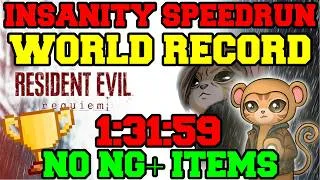 Thumbnail: Resident Evil 9: Requiem Insanity NO NG+ Speedrun 1:31:59 (FORMER WORLD RECORD)