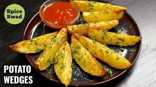 Thumbnail: Air Fryer Potato Wedges | Crispy Air Fryer Potato Wedges | Potato Wedges Recipe