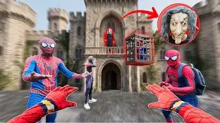 Thumbnail: Orange Spider-Man Gets Cursed by the Witch in an Ancient Castle Forest ( Action POV )
