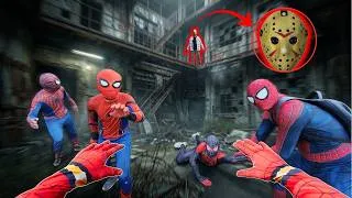 Thumbnail: Team Spider-Man Confronts Slasher Jason Voorhees at Building in a Dangerous Area ( Action POV )
