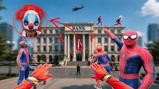 Thumbnail: Team Spider-Man Tracks Down a Heist Crew During a Bank Robbery ( Action POV )