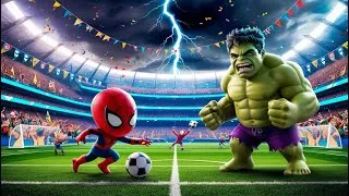 Thumbnail: Spider-Man vs Hulk: Epic Football Match Begins! ⚽💥| Marvel's Spidey and His Amazing Friends