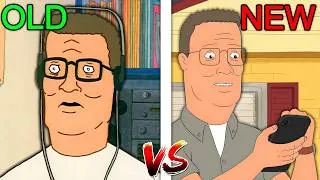 Thumbnail: we watched Old Vs. New King of the Hill episodes...