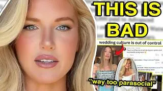 Thumbnail: INFLUENCER WEDDING CULTURE IS OUT OF CONTROL (parasocial fans exposed)