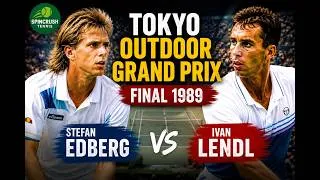 Thumbnail: Stefan Edberg vs Ivan Lendl | Tokyo Outdoor Grand Prix 1989 Final | Classic Japan Open Battle