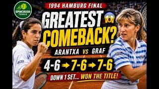 Thumbnail: Arantxa vs Steffi Graf | The Comeback Nobody Saw Coming 😱 (1994 Hamburg/Citizen Cup Final)
