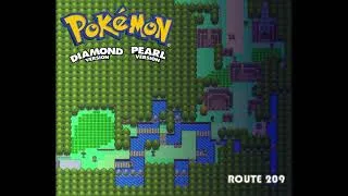 Thumbnail: Pokémon DPPl - Route 209 (Day and Night)