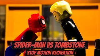 Thumbnail: LEGO Spectacular Spider-Man: “Spider-Man vs Tombstone” - Stop Motion Recreation 