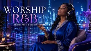 Thumbnail: 🙏💙 Jesus Is My Refuge R&B ✨ | Peaceful Worship Music for Prayer, Healing, Faith & Deep Rest