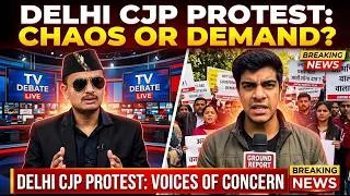 Thumbnail: Debate On CJP Jantar Mantar Protest At Delhi | Sonam Wanchuck | CJP Protest News | Live | CJP Delhi
