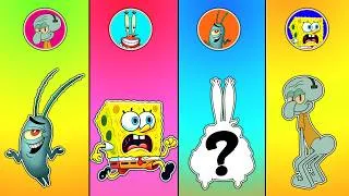 Thumbnail: Find Squidward, Mr. Krabs, Plankton, and SpongeBob Via Icon🧽 | SpongeBob Animation